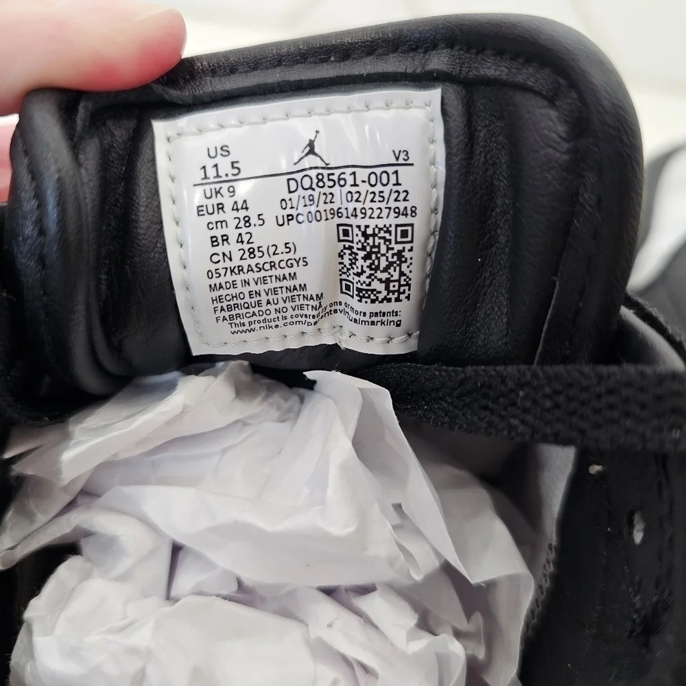 Nike Air Jordan 1 Elevate Women's Size 11.5 Black Silver - Picture 4 of 10